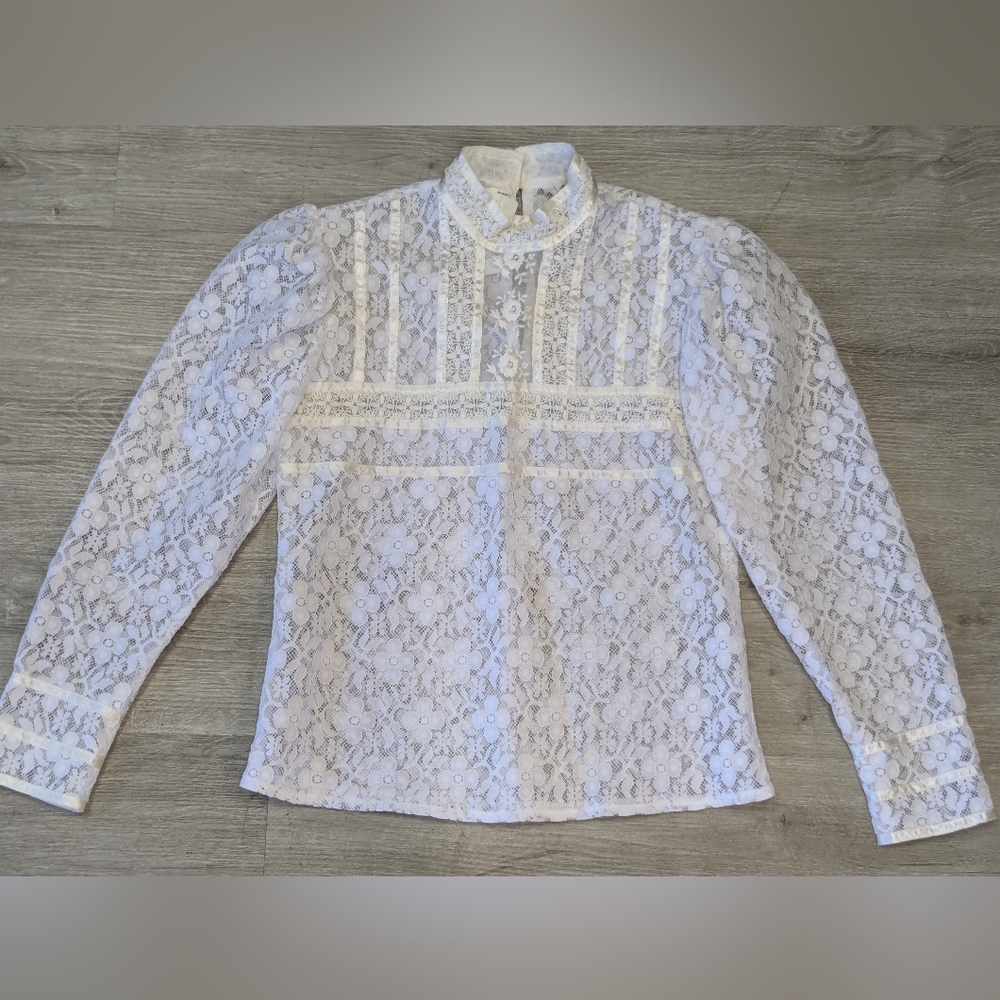 Vintage Gunne Sak Elegant Lace Blouse